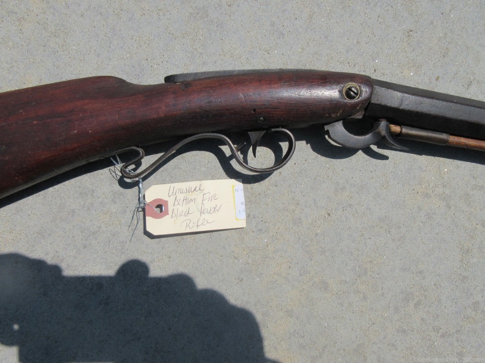 Very unusual Boy's or Ladies Under hammer Muzzle Loader  -img-1