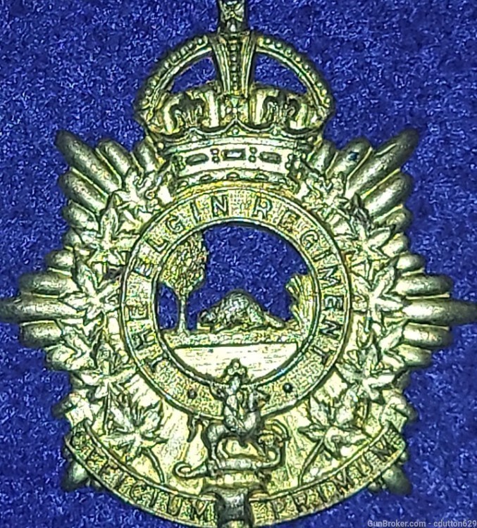 Canadian cap badge The Elgin Regiment-img-0