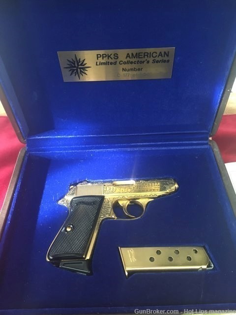 Walther PPK/S in .380 Fully engraved and Gold plated by Interarms NIB-img-0