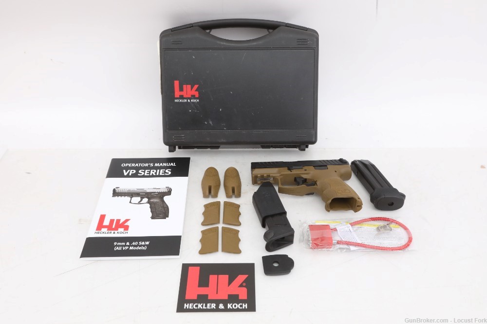 HK Heckler & Koch VP9 SK 9mm 3.5" Desert Tan 2 mags Factory Box No Reserve!-img-0