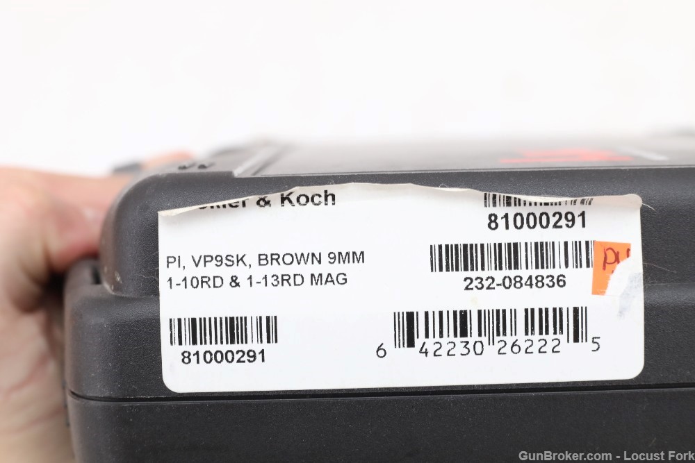 HK Heckler & Koch VP9 SK 9mm 3.5" Desert Tan 2 mags Factory Box No Reserve!-img-38