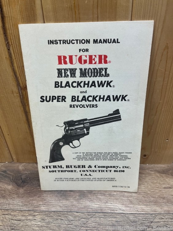 Vintage Ruger New Model Blackhawk Convertible 357/38/9MM Made In 1979-img-18