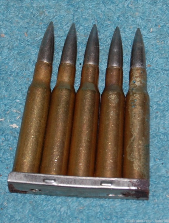 Full Box Kynoch 7mm Mauser Stripper Clips w/ 140 gr Solid 275 Rigby-img-7