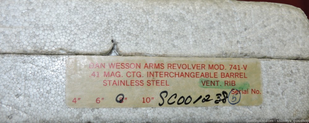Dan Wesson 741-v 41mag 741V 41 mag RARE-img-9