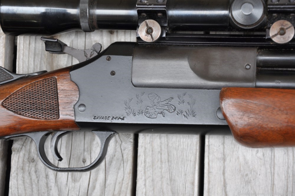 Savage Model 24V A 20 GA & .222 Remington Combination Gun w/ Weaver K1.5-img-3