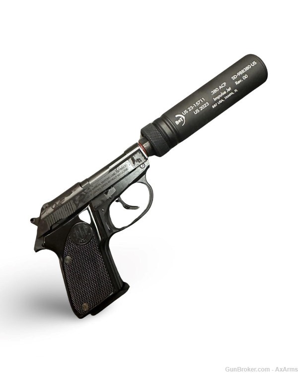 Beretta 3032 Tomcat .32 Covert Pistol with B&T Impulse  (JET) Suppressor-img-0