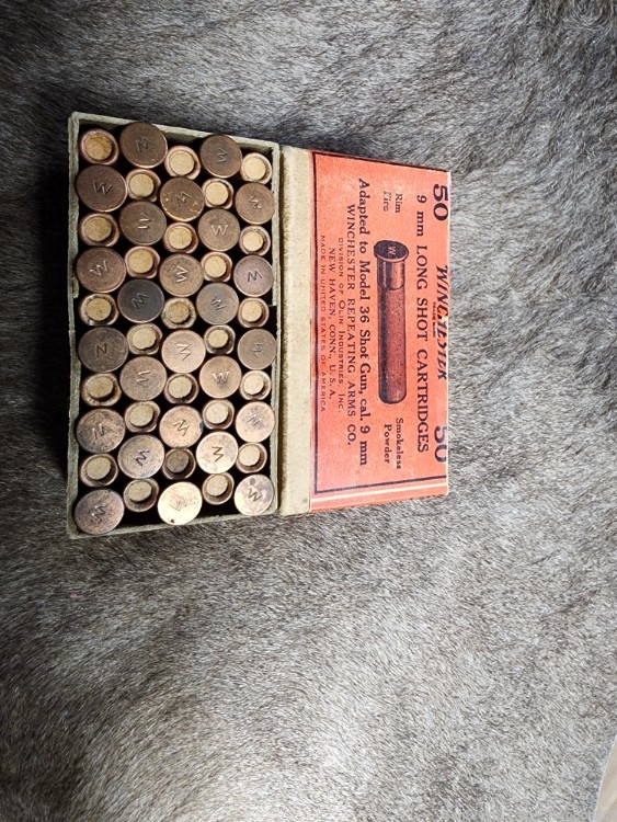 Winchester Model 36 9mm Shotgun with 1 Pristine Box of Winchester 9mm shots-img-6