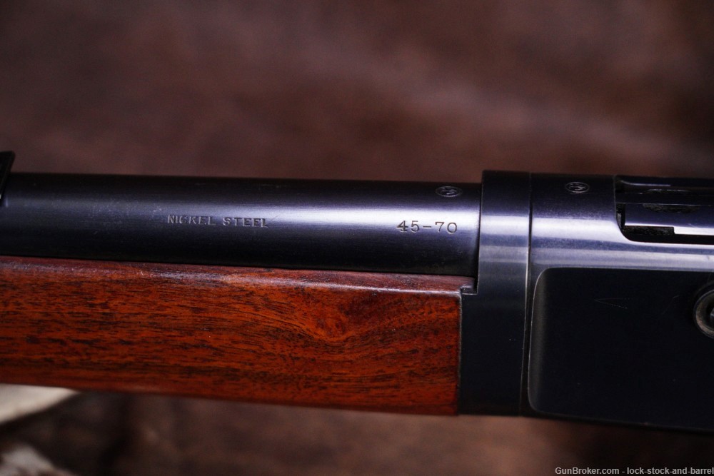Winchester Model 1886 22" Takedown .45-70 Lever Rifle, C&R w/ Lyman Sights-img-20
