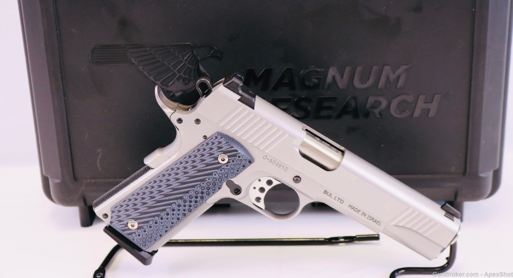 MAGNUM RESEARCH 1911 DESERT EAGLE 45 ACP- USED WITH ORIGINAL BOX -img-0