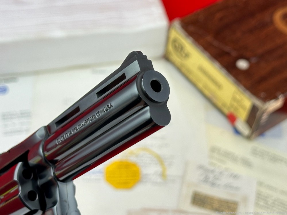 HOLY GRAIL Factory .22 Magnum Colt Diamondback 4" Blue - TONS OF PAPERWORK-img-15