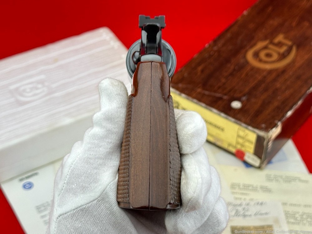 HOLY GRAIL Factory .22 Magnum Colt Diamondback 4" Blue - TONS OF PAPERWORK-img-13