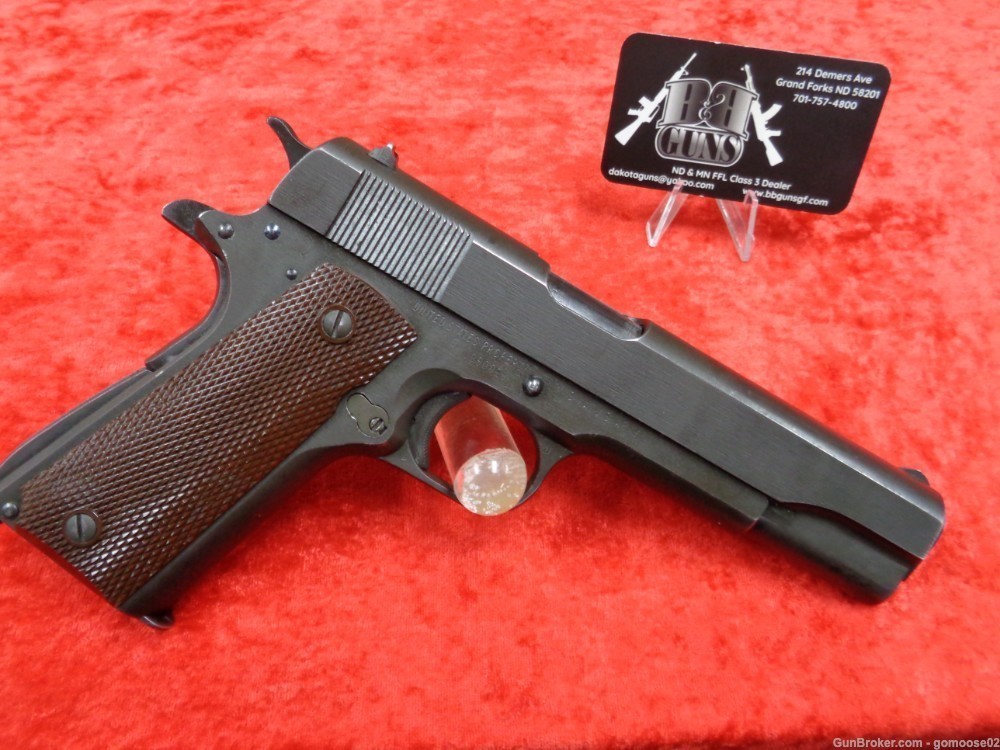 Original Remington Rand 1911 45 Auto World War II WWII 1911A1 Pistol TRADE-img-60