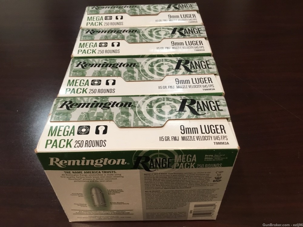 PENNY AUCTION REMINGTON 9MM LUGER FMJ 1000 ROUNDS-img-3
