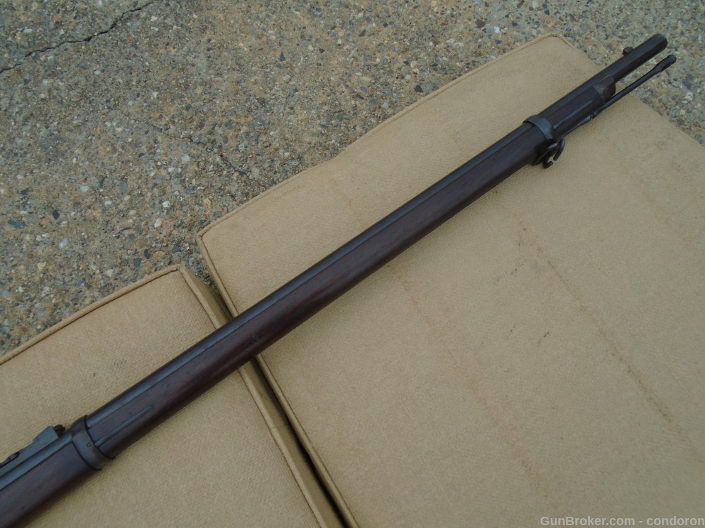 U.S. Springfield Trapdoor Model 1873, State markings, w/Bayonet & Scabbard-img-20