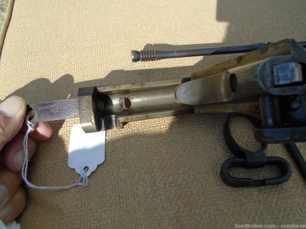 U.S. Springfield Trapdoor Model 1873, State markings, w/Bayonet & Scabbard-img-3
