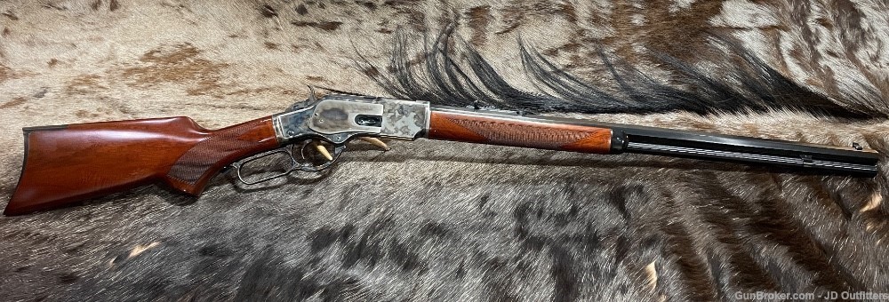 NEW 1873 WINCHESTER SPECIAL SPORTING DELUXE PISTOL GRIP 357 MAG 24" UBERTI-img-1