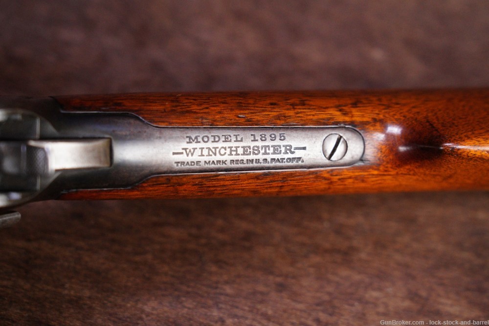 Winchester Model 1895 20" .405 Win Lever Action Rifle, MFD 1909 C&R-img-20