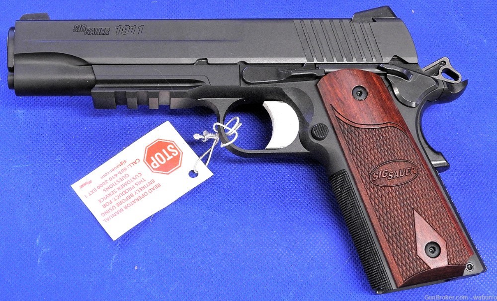Sig Sauer 1911 R Nitron/Rosewood Black Stainless .45 ACP Factory New-img-0