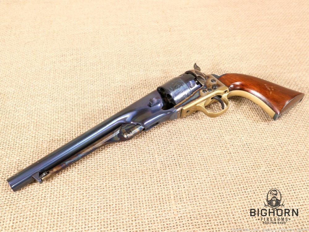 Uberti, 1860 Army, .44 Cal. Black Powder, Case Colored/Walnut Grips *PENNY*-img-15