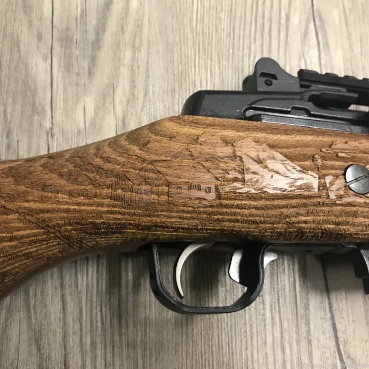 Ruger Mini 14 Engraved Stock 5.56 18' -img-4