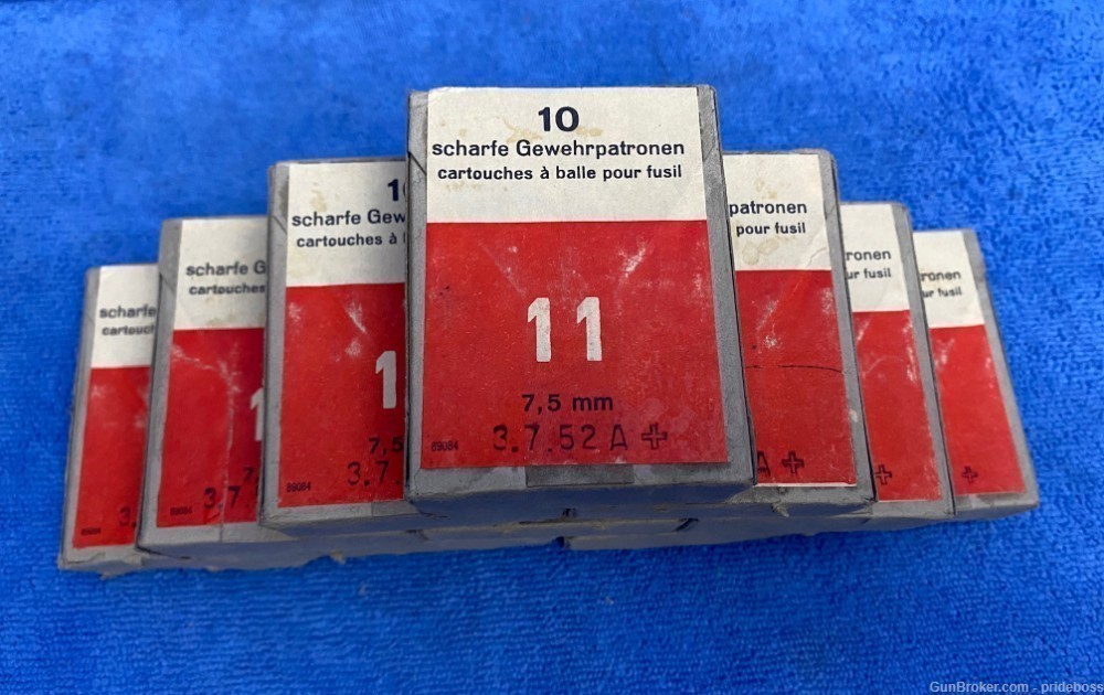 Swiss 7.5 x 55 - 1952 Mfg. for Schmidt Rubin-img-0
