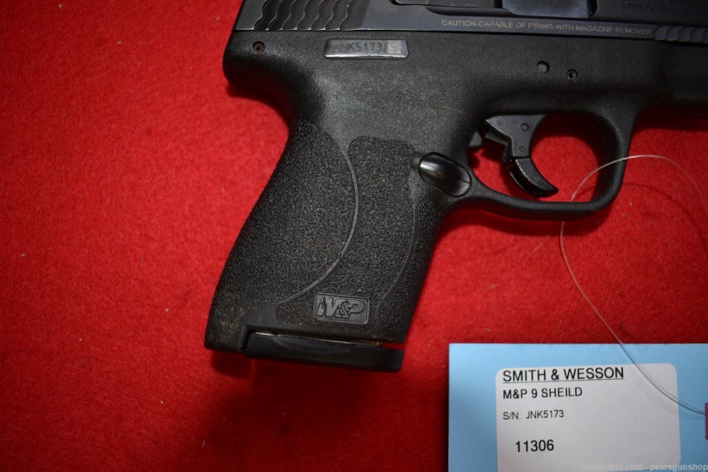 Smith & Wesson M&P Shield 9, MA OK, Nice, PENNY START!-img-2