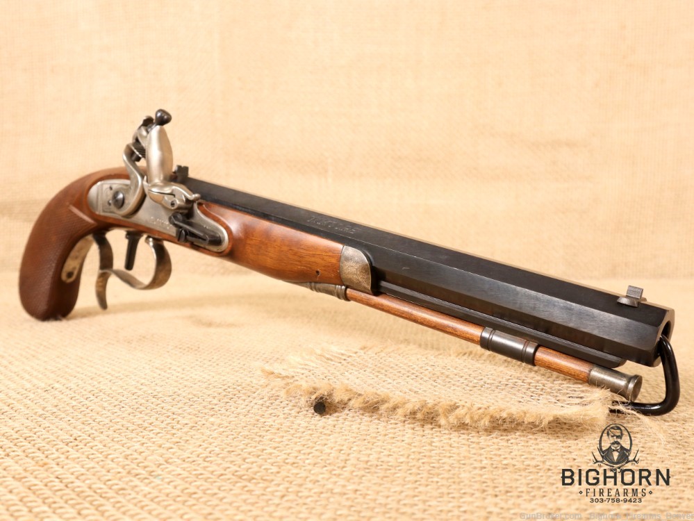 Armi Sport, Italy, 10" .45 Caliber, Charles Moore Repro Black Powder Pistol-img-5