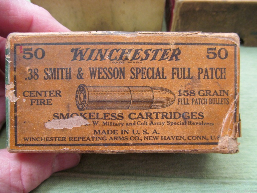 3 Vtg/Antique .38 Special Boxes w/84 Rounds of Ammo-Winchester & Remington -img-2