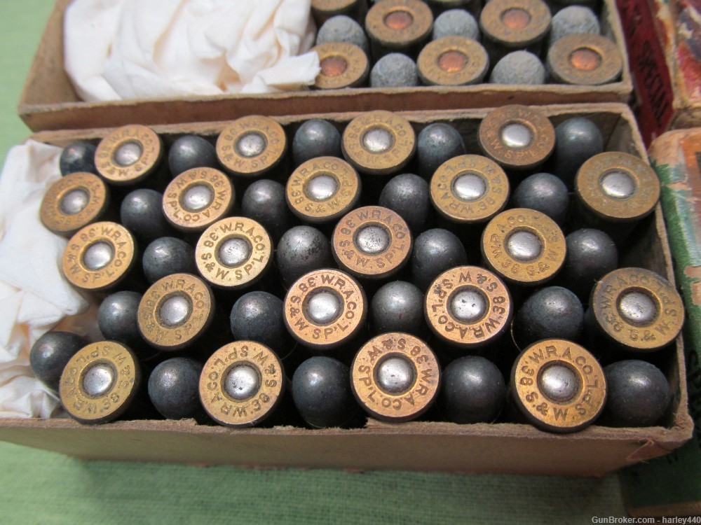 3 Vtg/Antique .38 Special Boxes w/84 Rounds of Ammo-Winchester & Remington -img-1