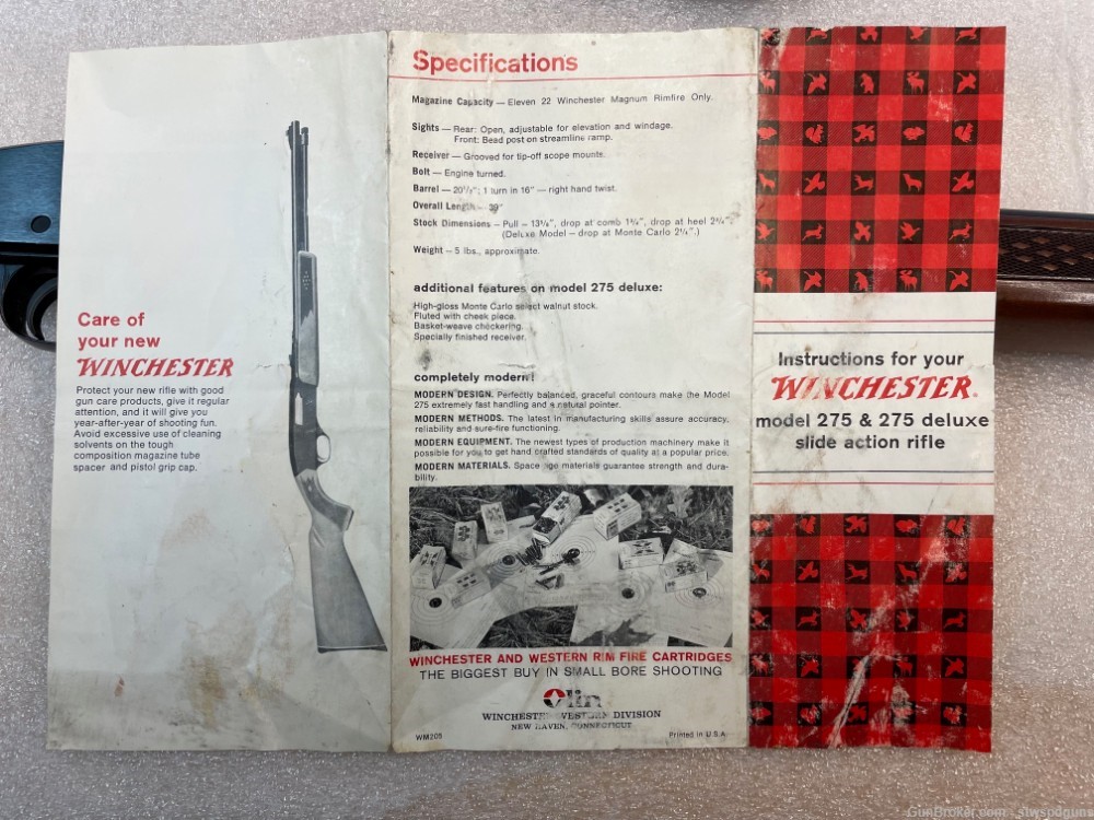Winchester Model 275 .22 Magnum MRF Pump Action-img-15