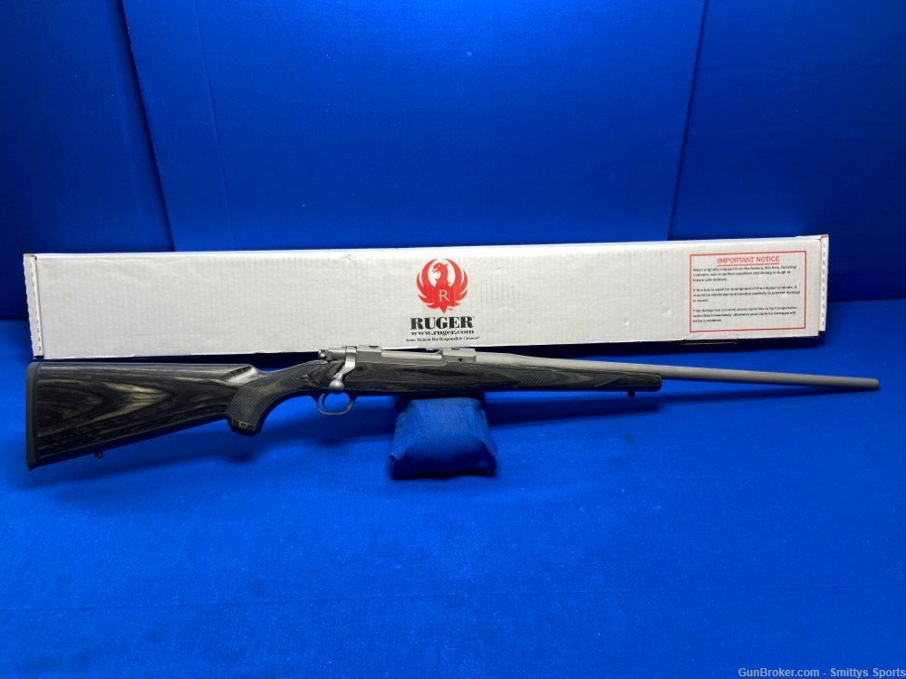 Ruger M77 Hawkeye Stainless 300 Winchester Magnum 24" Barrel NIB-img-0