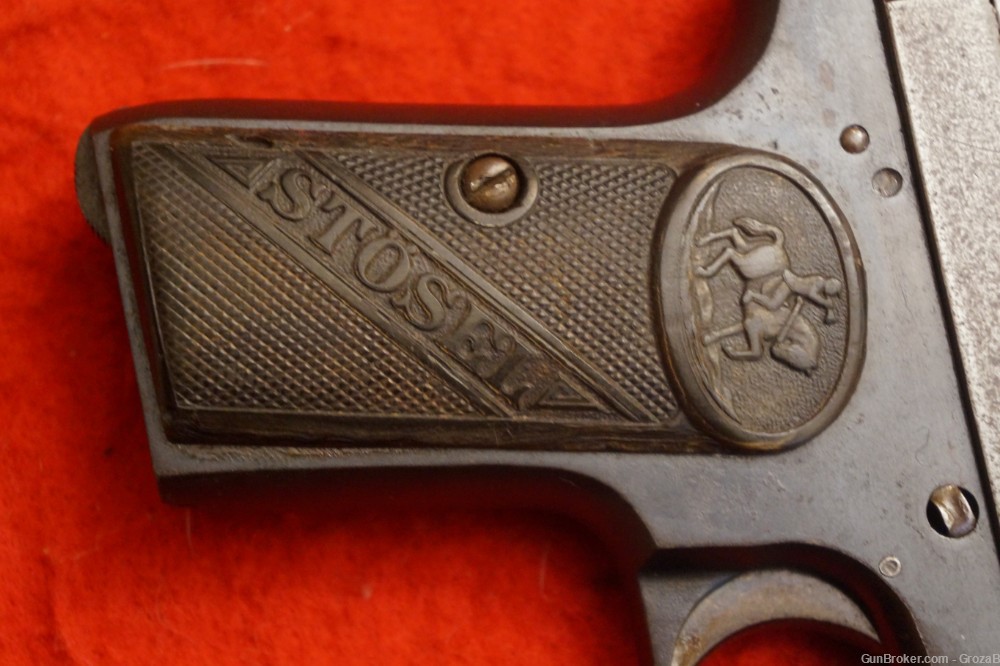 Scarce Pre-WWI Stosel #1 Pistol by Retolaza Hermanos of Eibar Ruby 32ACP-img-13