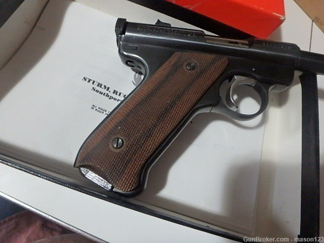 NEW IN BOX RUGER 22 LR SEMI-AUTO WOOD GRIPS.RST-W4 BOX AND SLEEVE-img-5