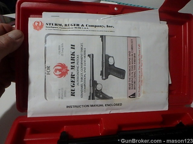 50 TH YEAR 22 RUGER MK II IN RED BOX-img-15