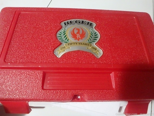 50 TH YEAR 22 RUGER MK II IN RED BOX-img-1