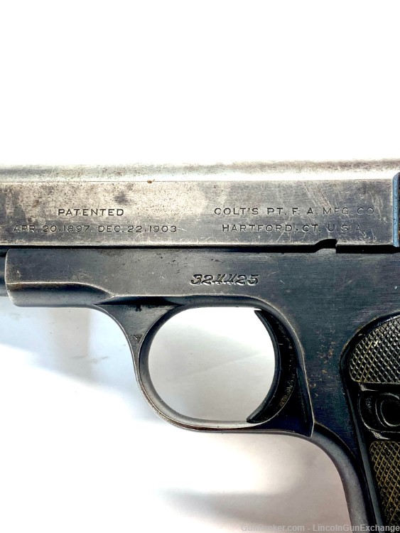Colt M1903 Pocket Hammerless .32 acp mfg. 1919-img-13