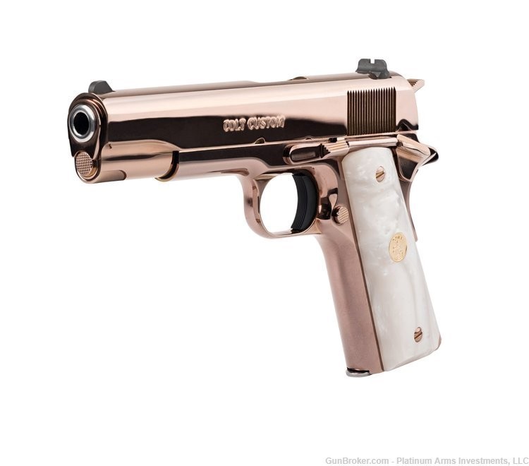 Colt 1911 .38 Super RARE TALO LIMITED EDITION Rose Gold 1of 250 Exclusive-img-0