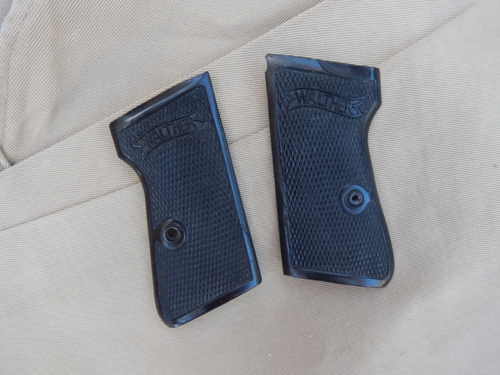 WWII WW2 ERA WALTHER PP GRIPS-ORIGINAL & OUTSTANDING CONDITION  -img-0