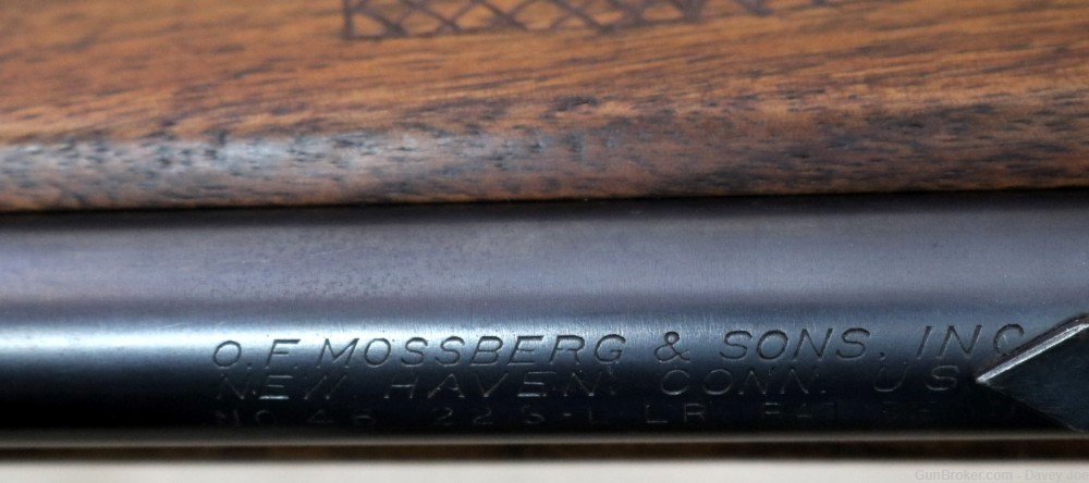Uncommon Early Mossberg No 46 22 S, L, LR bolt action target rifle-img-13