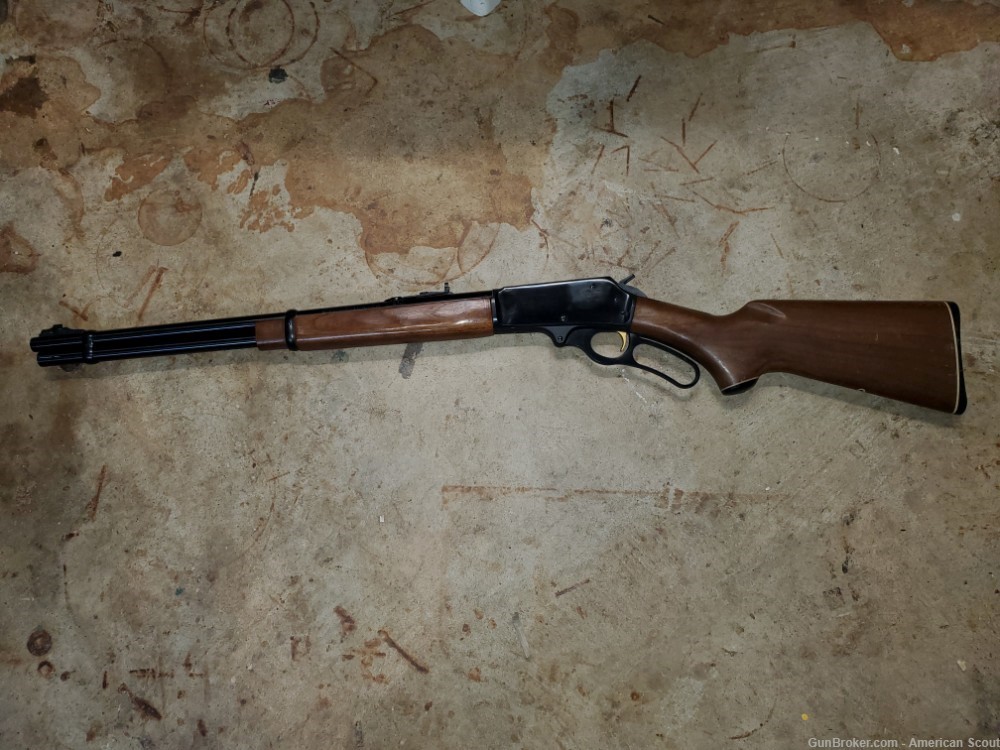 Marlin 336 .35Rem Lever Action with "JM" in oval-img-0
