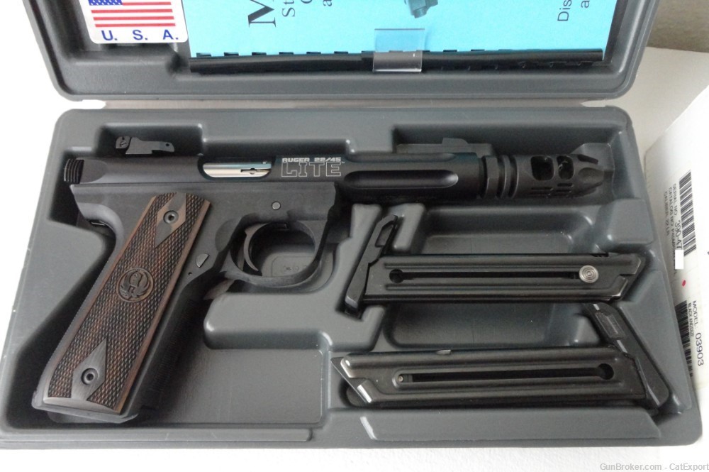 Ruger 3903 22/45 LITE (2013) .22LR Pistol W/ F&N Tactical Brake + More-img-1