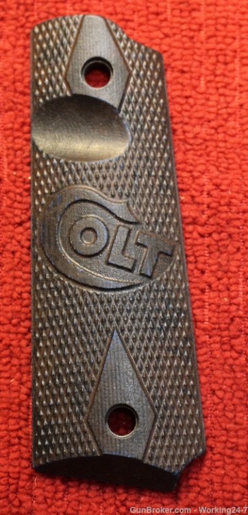 Colt LOGO G-10 1911 Logo Full Size Grip.  LEFT SIDE ONLY.  REPEAT 1/2 Set.-img-0