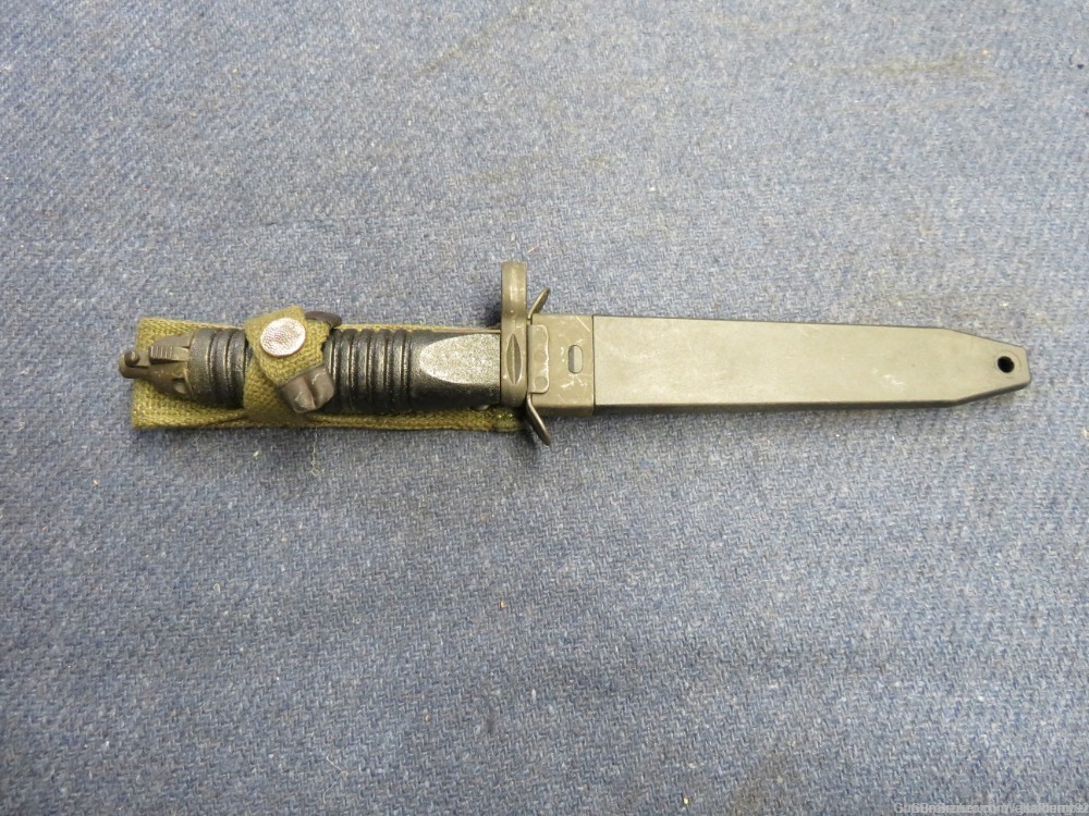 GERMAN HECKLER & KOCH G3 HK 93 BAYONET WITH ORIGINAL SCABBARD EXCELLENT-img-1