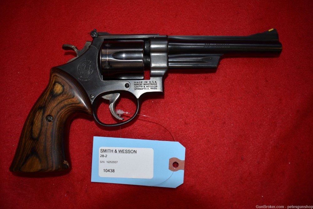 Smith & Wesson Model 28-2 Highway Patrolman, 6", MA OK, PENNY START!-img-0