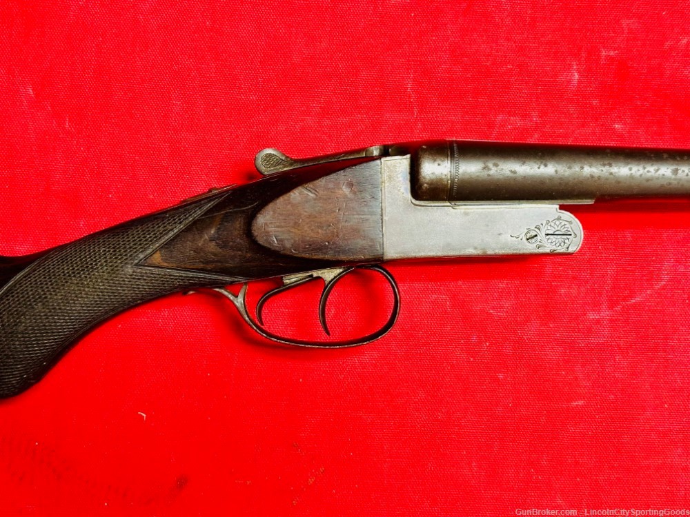 Rare French shotgun. Unknown manufacture and model-img-7