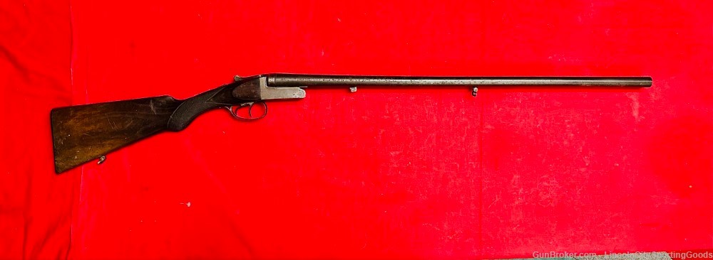 Rare French shotgun. Unknown manufacture and model-img-0