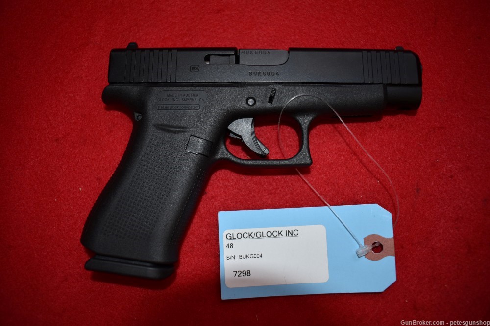 Glock 48 Semi Automatic 9mm Pistol, Nice, PENNY START!-img-0