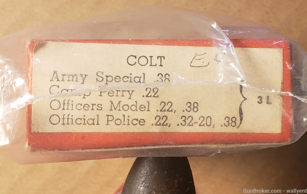 Pachmayr Grip AdapterColt 3L Army Special Officers Police Camp Perry unopen-img-1
