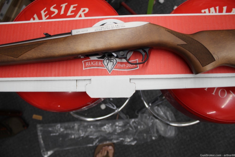 RUGER 10-22 75TH ANNIVERSARY RIFLE NEW IN THE BOX-img-2