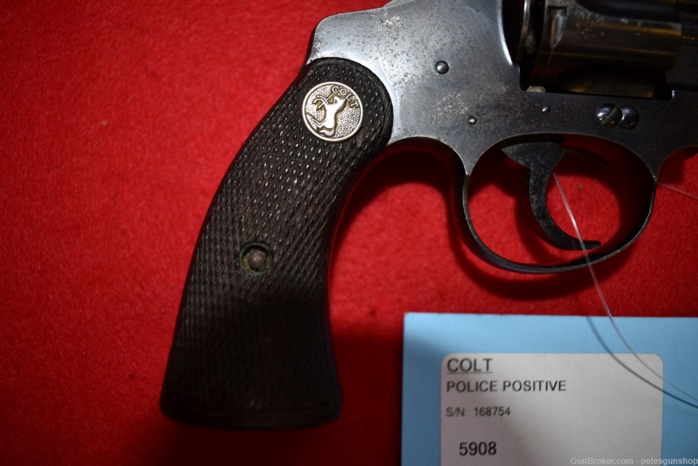 Colt Police Positive 38 S&W, 1926, C&R, Nice, MA OK, PENNY START!-img-2